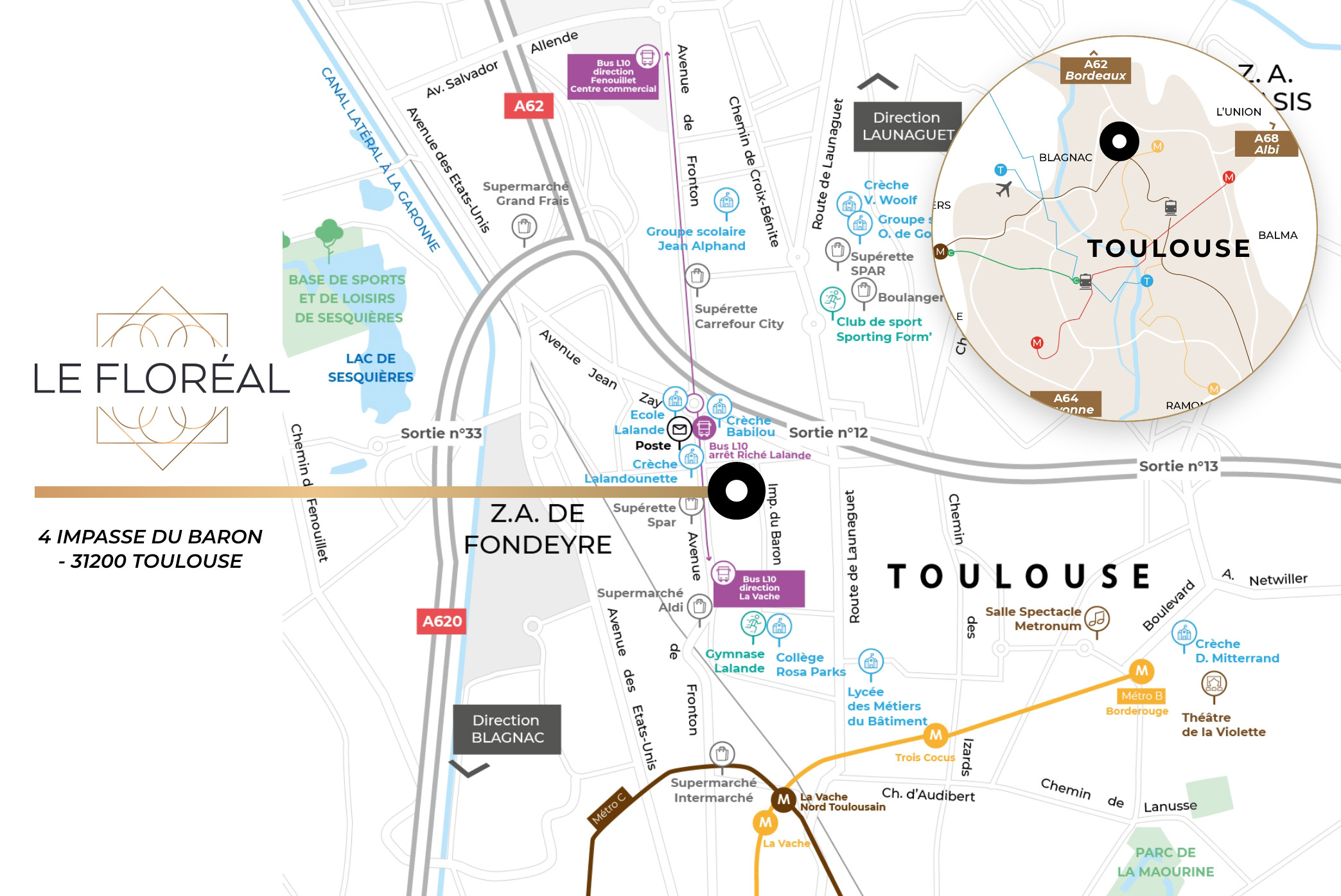 Maps-floreal-localisation-toulouse-lardenne